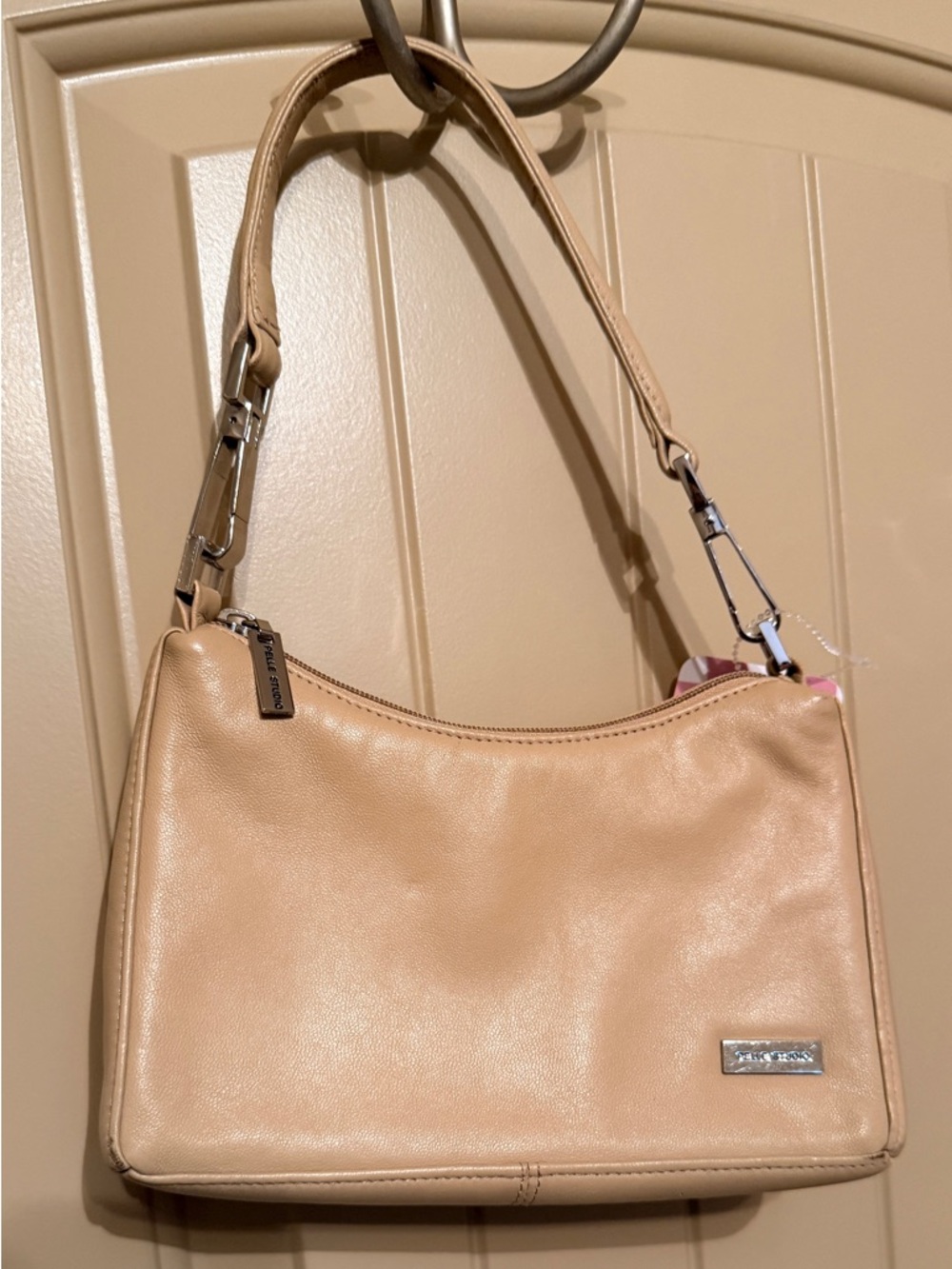 Wilsons leather Pelle Studio Small Smooth Leather Shoulder Bag - Beige